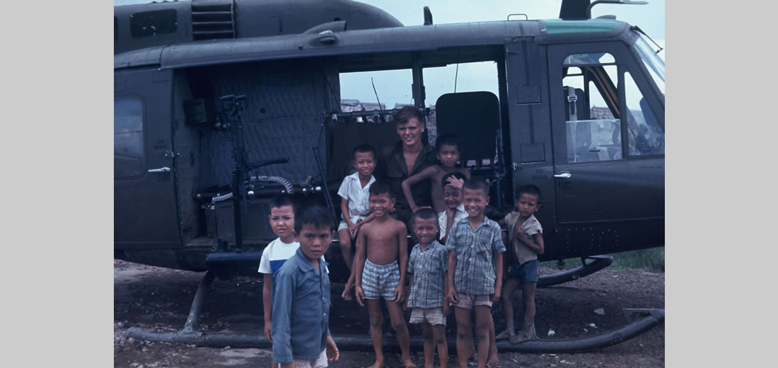 U.S. helicopter Unit in Vietnam