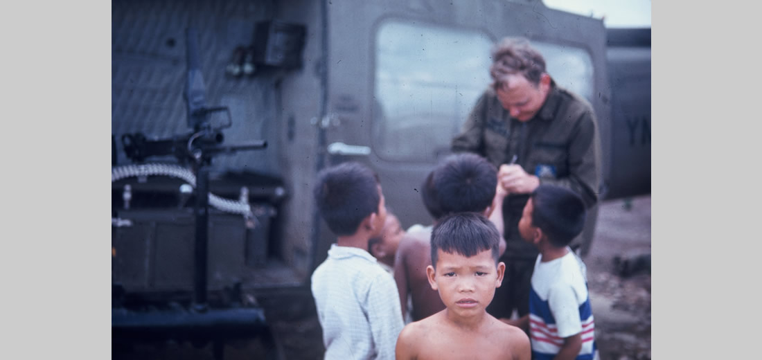 U.S. helicopter Unit in Vietnam