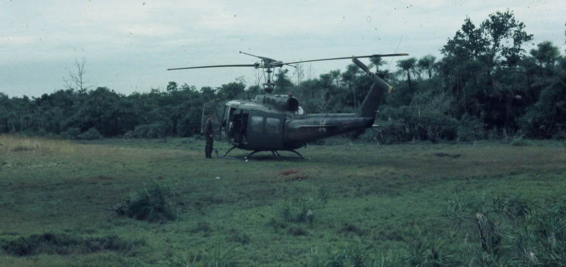 U.S. helicopter Unit in Vietnam